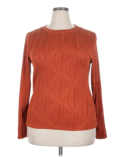 Pre-owned Prettygarden Long Sleeve T-shirt In Orange