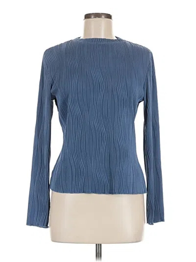 Pre-owned Prettygarden Long Sleeve Turtleneck In Blue