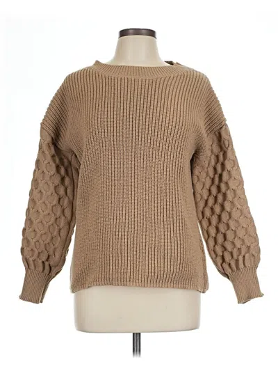 Pre-owned Prettygarden Pullover Sweater In Brown