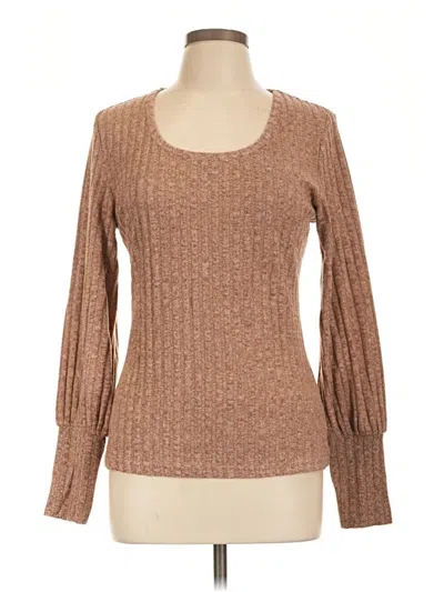 Pre-owned Prettygarden Pullover Sweater In Brown