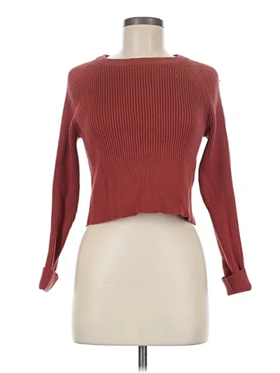 Pre-owned Prettygarden Pullover Sweater In Burgundy
