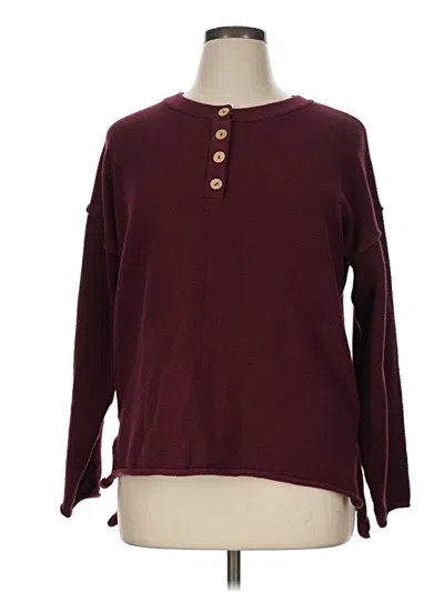 Prettygarden Pullover Sweater In Burgundy