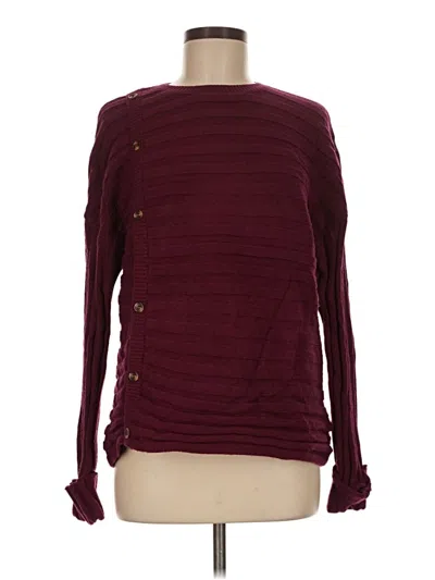 Pre-owned Prettygarden Pullover Sweater In Burgundy