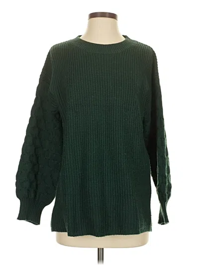Pre-owned Prettygarden Pullover Sweater In Green