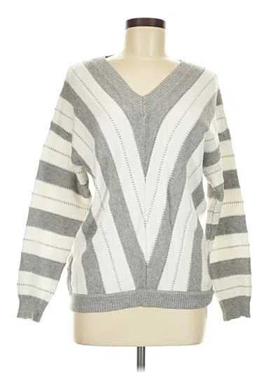 Pre-owned Prettygarden Pullover Sweater In Silver