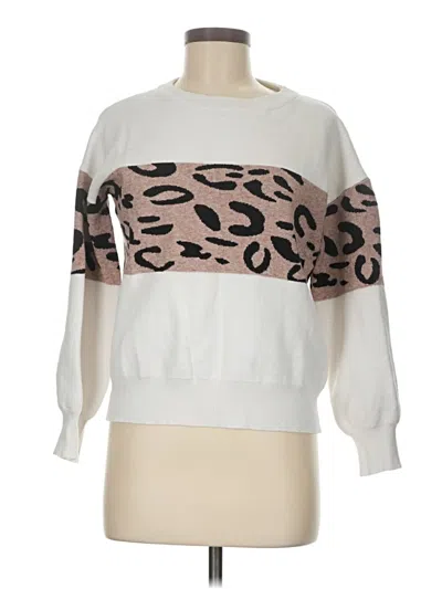 Pre-owned Prettygarden Pullover Sweater In White