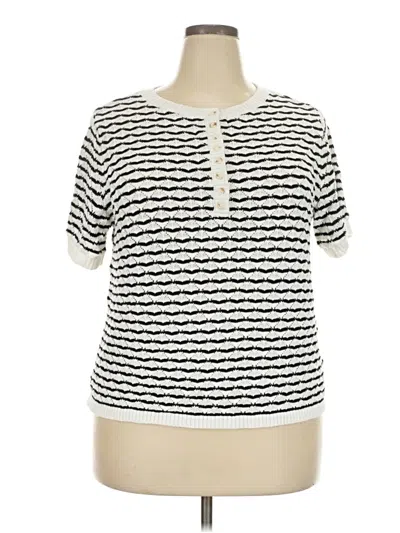 Pre-owned Prettygarden Pullover Sweater In White