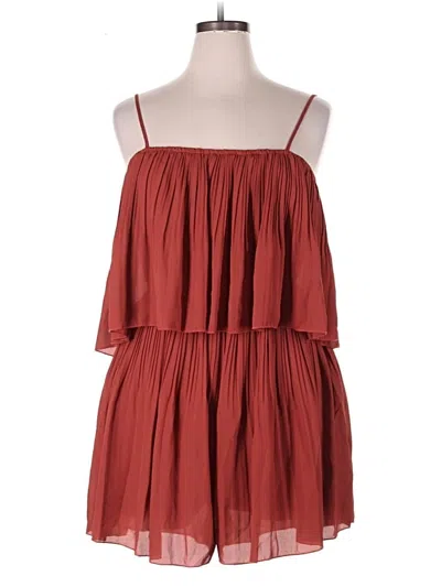 Pre-owned Prettygarden Romper In Burgundy
