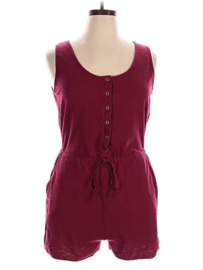 Pre-owned Prettygarden Romper In Burgundy