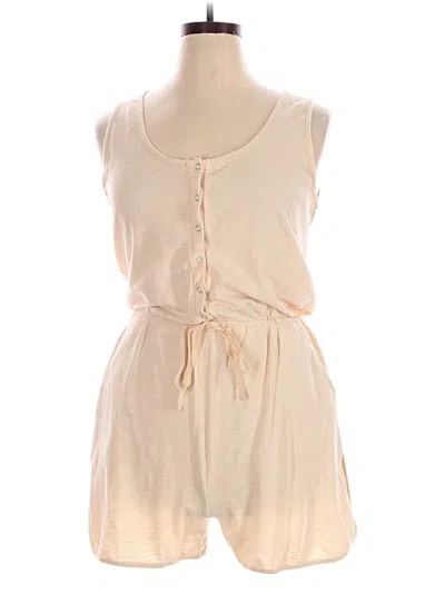 Pre-owned Prettygarden Romper In Tan