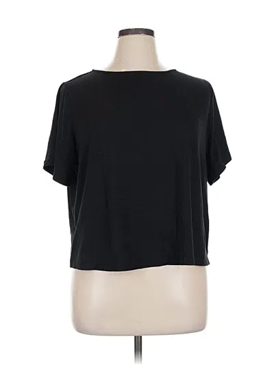Pre-owned Prettygarden Short Sleeve T-shirt In Black