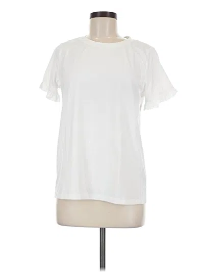 Pre-owned Prettygarden Short Sleeve T-shirt In Ivory