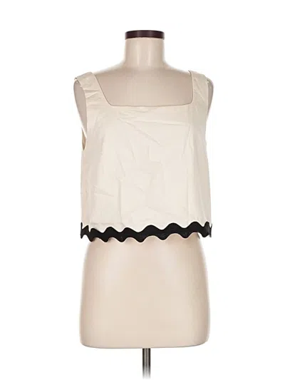 Pre-owned Prettygarden Sleeveless Blouse In White