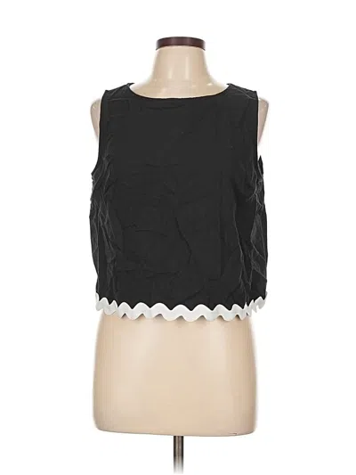 Pre-owned Prettygarden Sleeveless Top Black Strapless Neckline Tops