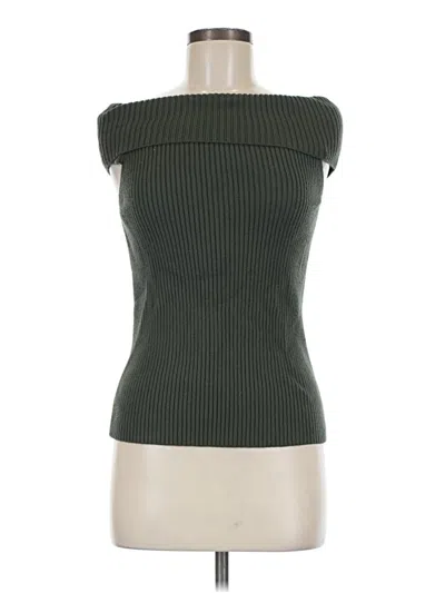 Pre-owned Prettygarden Sleeveless Top Green Strapless Neckline Tops