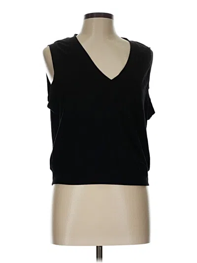 Pre-owned Prettygarden Sleeveless T-shirt In Black