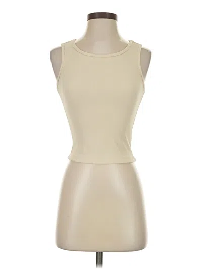 Pre-owned Prettygarden Sleeveless T-shirt In Ivory