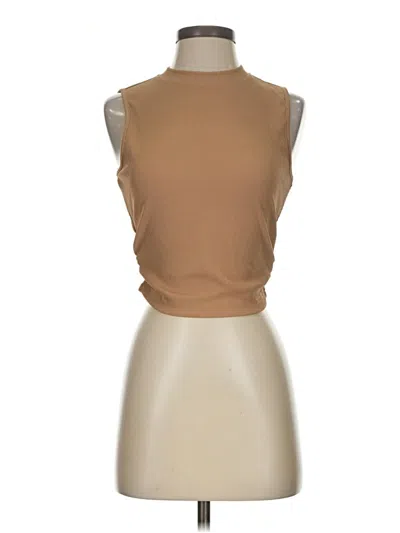 Pre-owned Prettygarden Sleeveless T-shirt In Tan