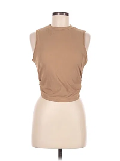 Pre-owned Prettygarden Sleeveless T-shirt In Tan