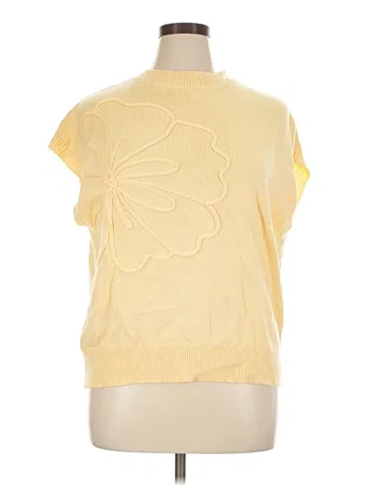 Pre-owned Prettygarden Sweater Vest In Yellow