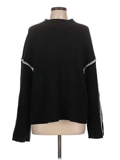 Pre-owned Prettygarden Turtleneck Sweater In Black
