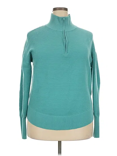 Pre-owned Prettygarden Turtleneck Sweater In Blue