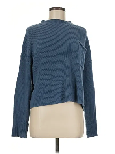 Pre-owned Prettygarden Turtleneck Sweater In Blue