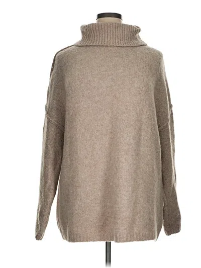 Pre-owned Prettygarden Turtleneck Sweater In Brown