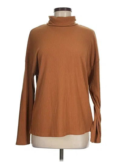 Pre-owned Prettygarden Turtleneck Sweater In Brown