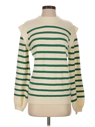 Pre-owned Prettygarden Turtleneck Sweater In Green