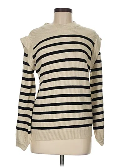 Pre-owned Prettygarden Turtleneck Sweater In Ivory