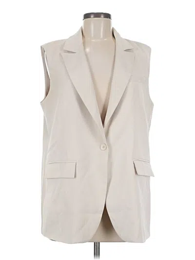 Pre-owned Prettygarden Vest In White
