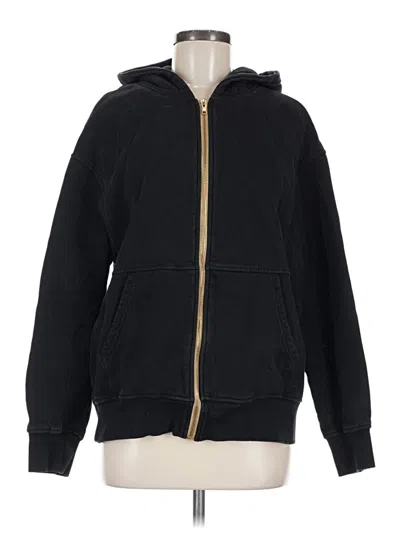 Pre-owned Prettygarden Zip Up Hoodie In Black