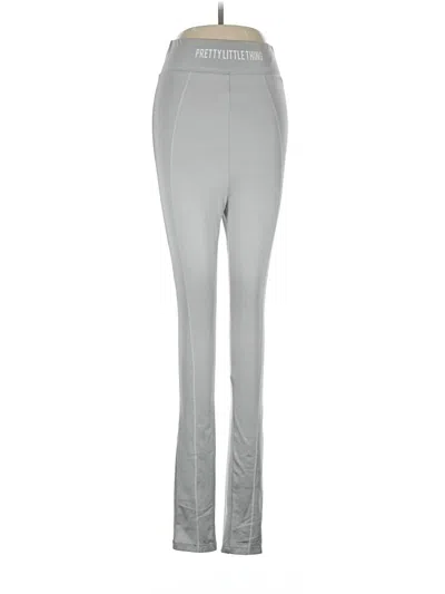 Pre-owned Prettylittlething Active Pants In Gray
