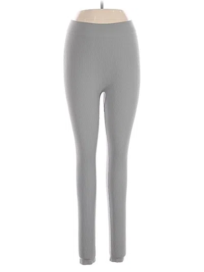 Pre-owned Prettylittlething Active Pants In Gray