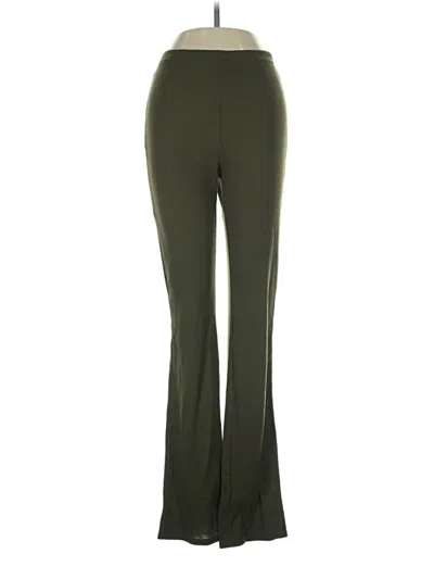 Pre-owned Prettylittlething Active Pants In Green
