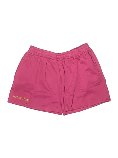 Pre-owned Prettylittlething Athletic Shorts In Pink