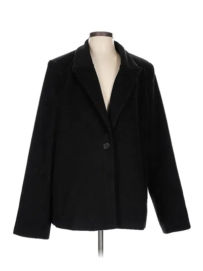 Pre-owned Prettylittlething Blazer Jacket In Black