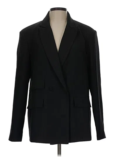 Pre-owned Prettylittlething Blazer Jacket In Black
