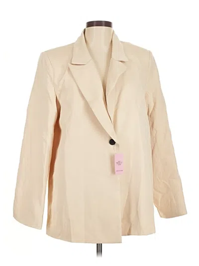 Prettylittlething Blazer Jacket In White