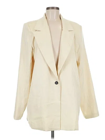 Prettylittlething Blazer Jacket In White