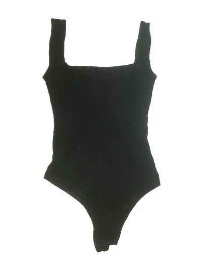 Pre-owned Prettylittlething Bodysuit In Black