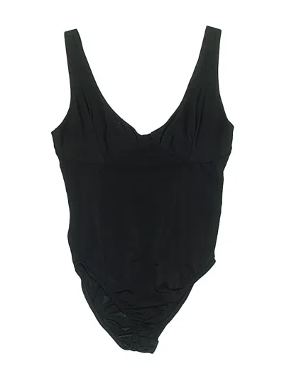 Pre-owned Prettylittlething Bodysuit In Black
