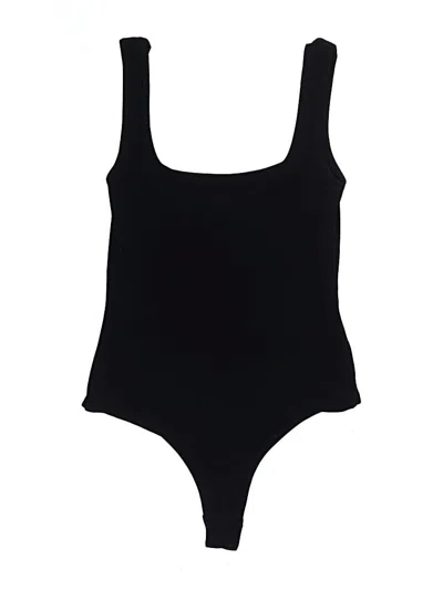 Pre-owned Prettylittlething Bodysuit In Black