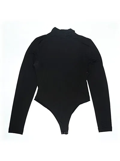Pre-owned Prettylittlething Bodysuit In Black