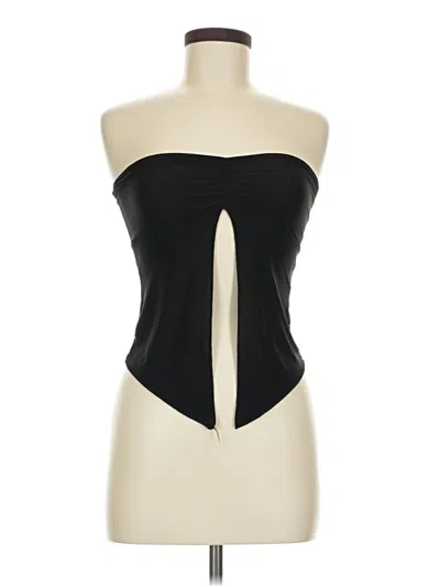 Pre-owned Prettylittlething Bodysuit In Black