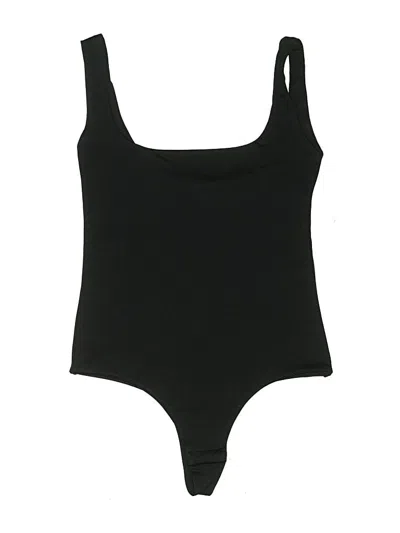 Pre-owned Prettylittlething Bodysuit In Black