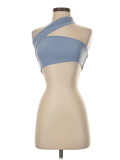 Pre-owned Prettylittlething Bodysuit In Blue