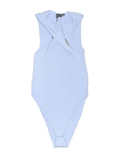 Prettylittlething Bodysuit In Blue