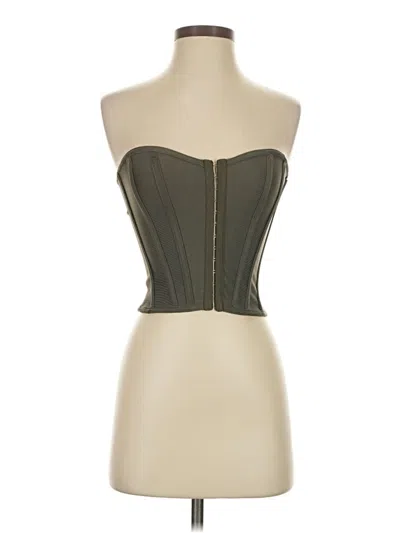 Pre-owned Prettylittlething Bodysuit In Gray